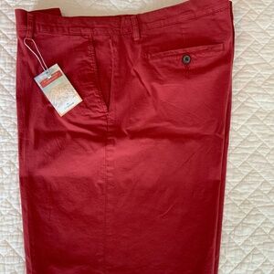 NWT Men's Chino Shorts GeorgRoth - Brick Red, Size 42